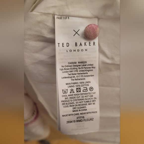 Fleurz Linen Mini Dress - Picture 9 of 9